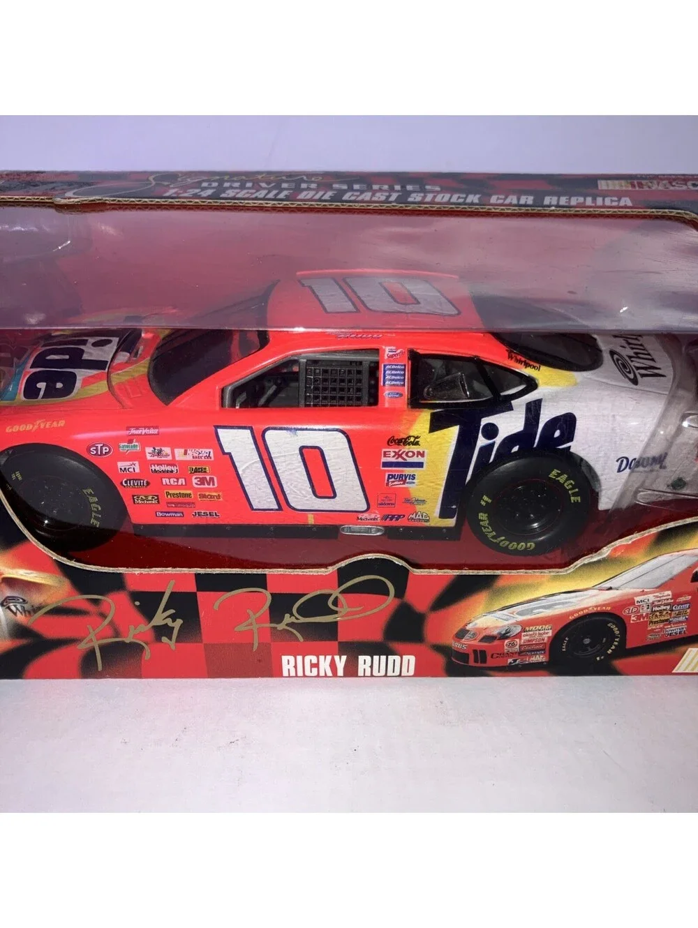 VINTAGE 1998 Ricky Rudd #10 Tide NASCAR Racing Champions 1:24 Diecast NEW